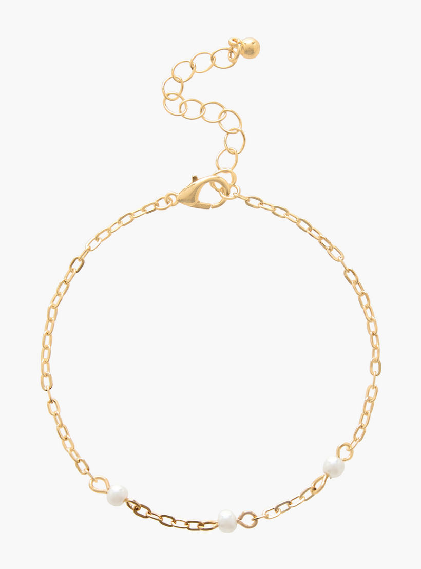 أساور بلون ذهبي ودلايات زهور - عبوة 5 قطع-women-watchesandjewellery-jewellery-banglesandbracelets-image-8