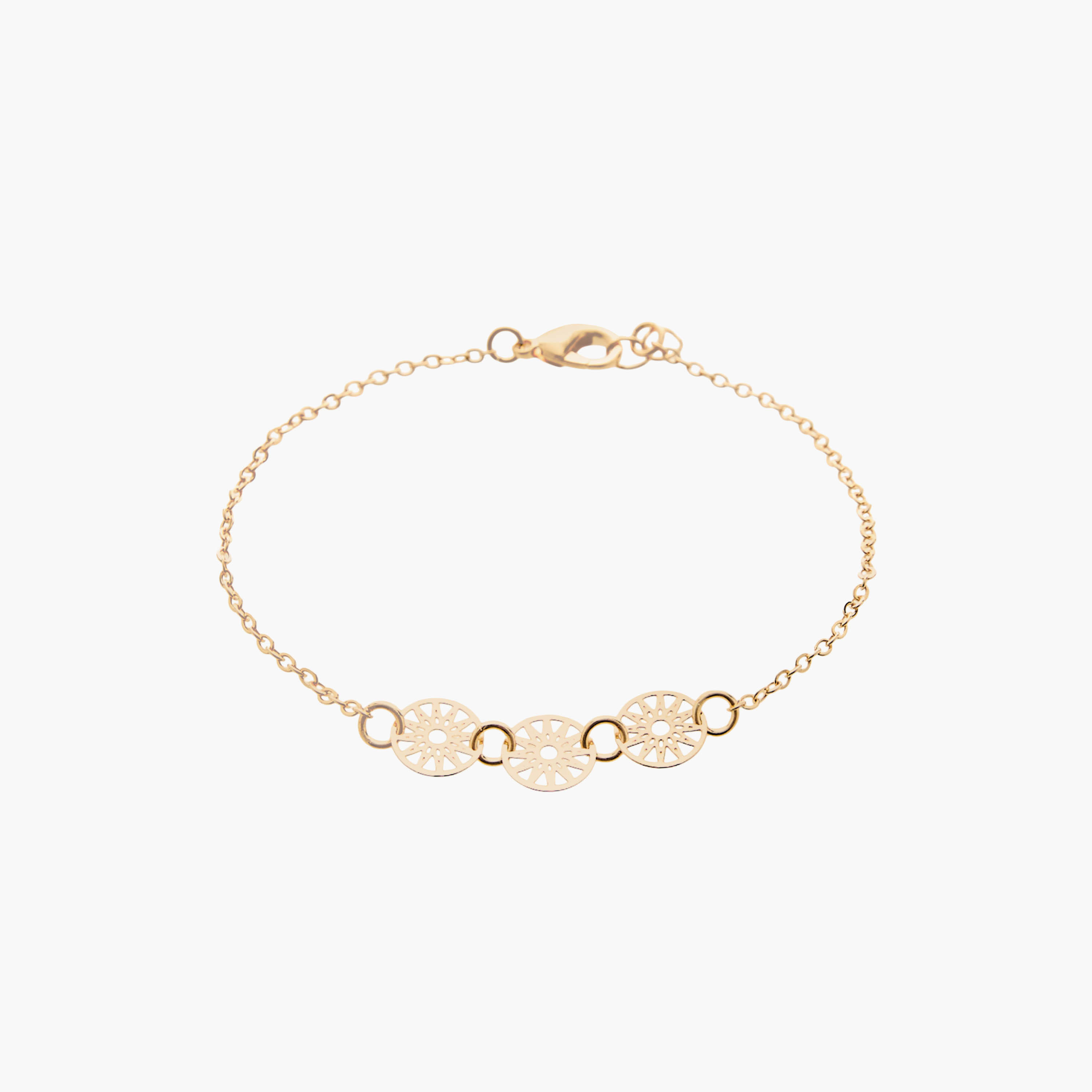 أساور متنوعة بلون ذهبي - عبوة 5 قطع-women-watchesandjewellery-jewellery-banglesandbracelets-image-3