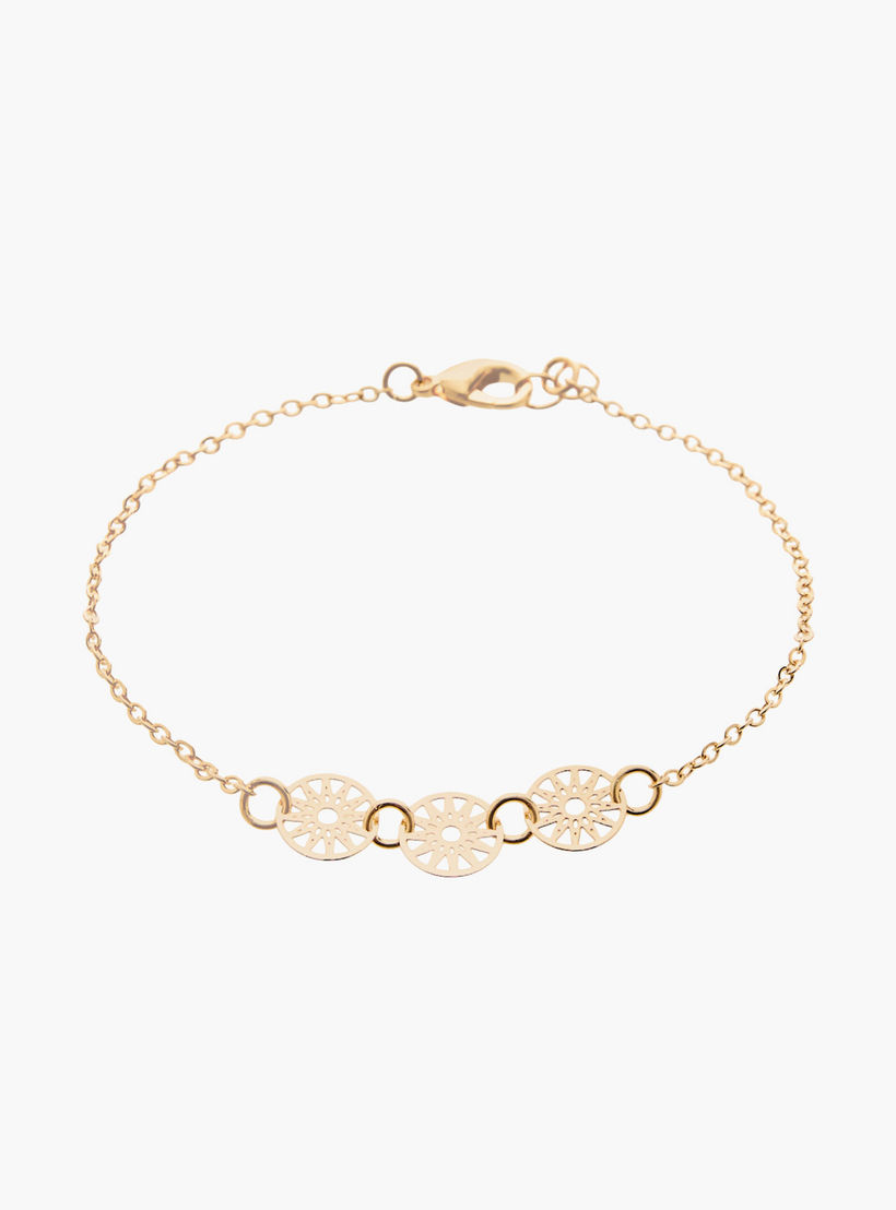 أساور متنوعة بلون ذهبي - عبوة 5 قطع-women-watchesandjewellery-jewellery-banglesandbracelets-image-3