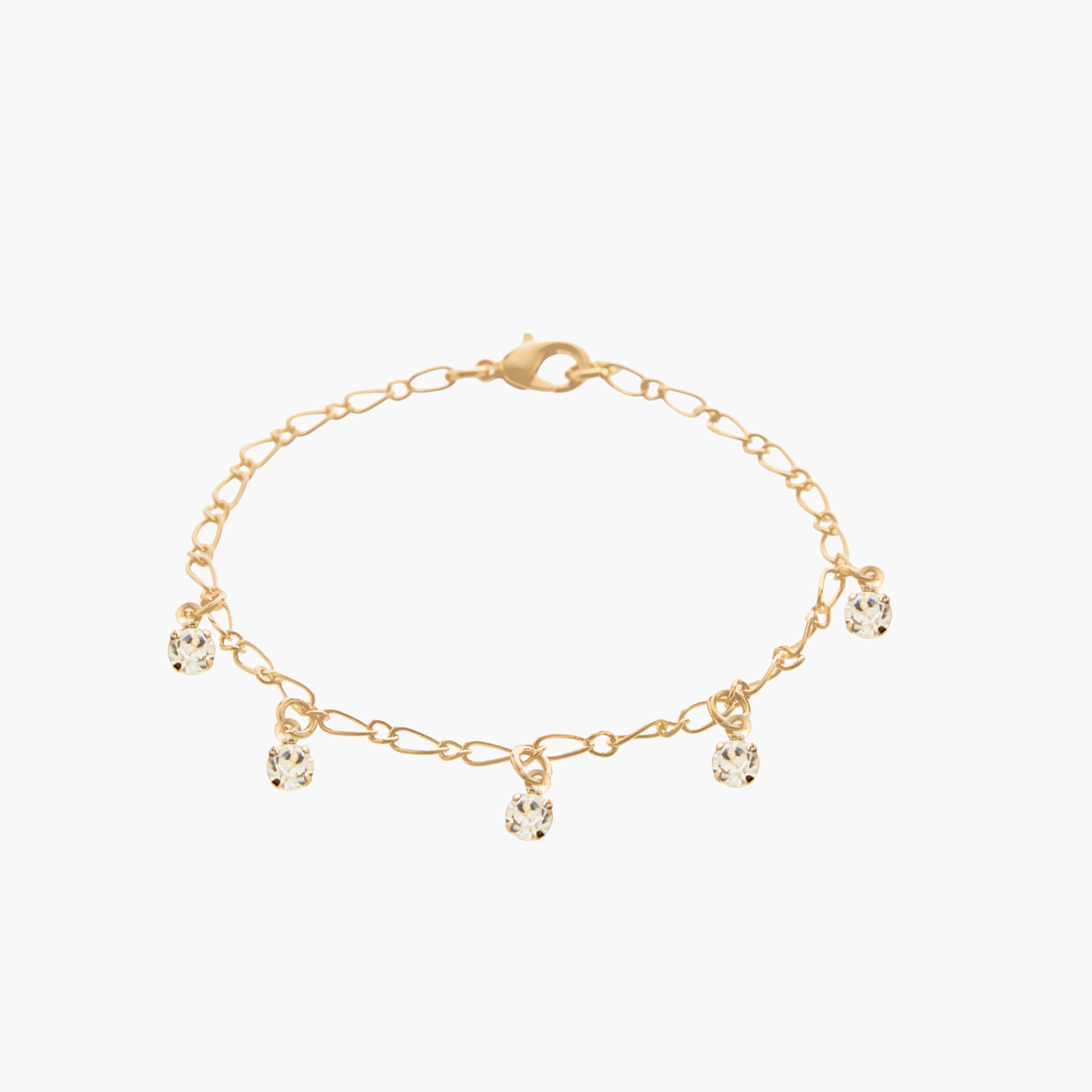 أساور متنوعة بلون ذهبي - عبوة 5 قطع-women-watchesandjewellery-jewellery-banglesandbracelets-image-4