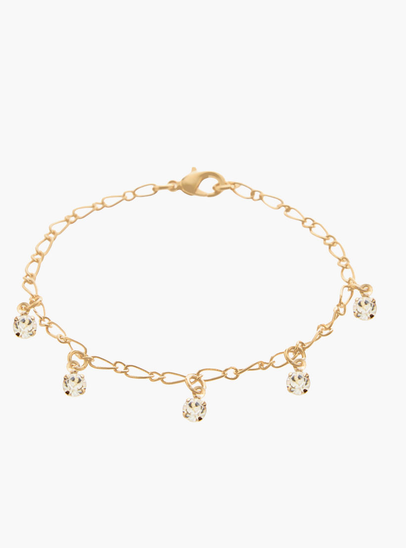 أساور متنوعة بلون ذهبي - عبوة 5 قطع-women-watchesandjewellery-jewellery-banglesandbracelets-image-4