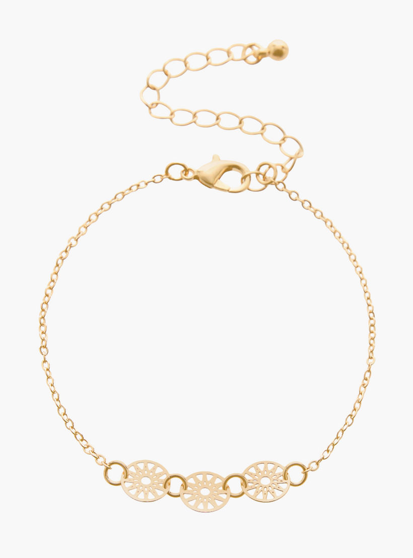 أساور متنوعة بلون ذهبي - عبوة 5 قطع-women-watchesandjewellery-jewellery-banglesandbracelets-image-8