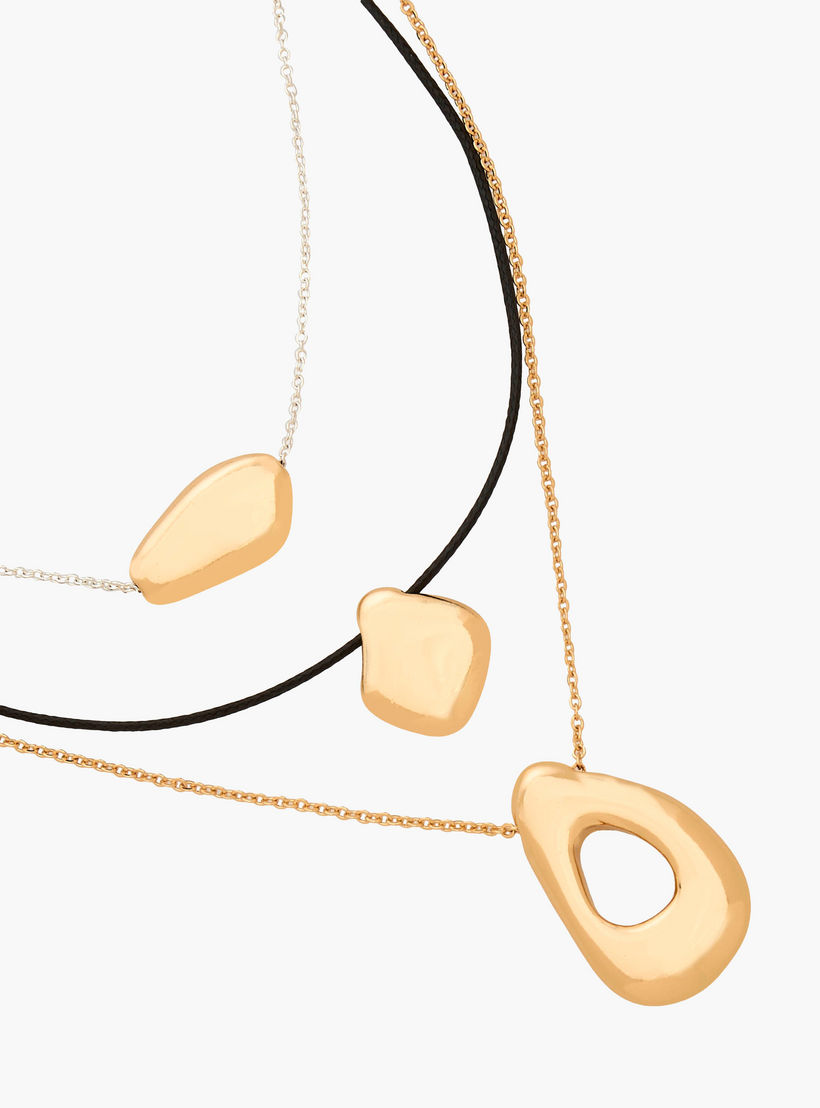 Metallic 3-Layer Corded Orb Necklace-women-watchesandjewellery-jewellery-necklacesandpendants-image-4