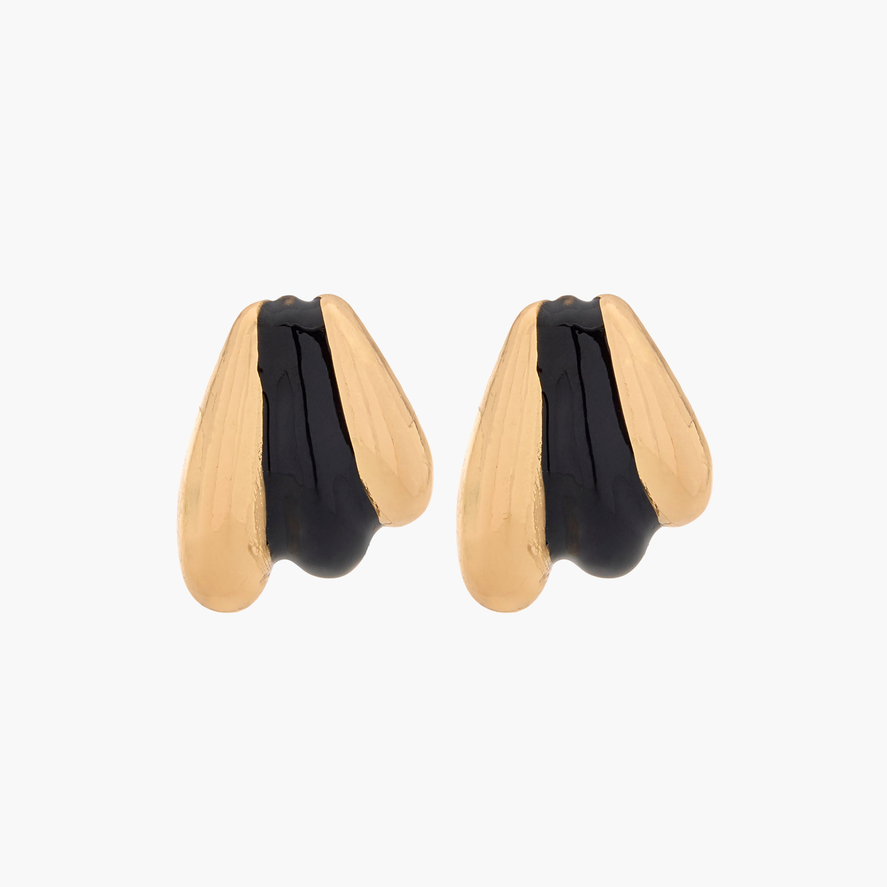 حلقان ميتالك بمكبس إغلاق خلفي-women-watchesandjewellery-jewellery-earrings-image-1