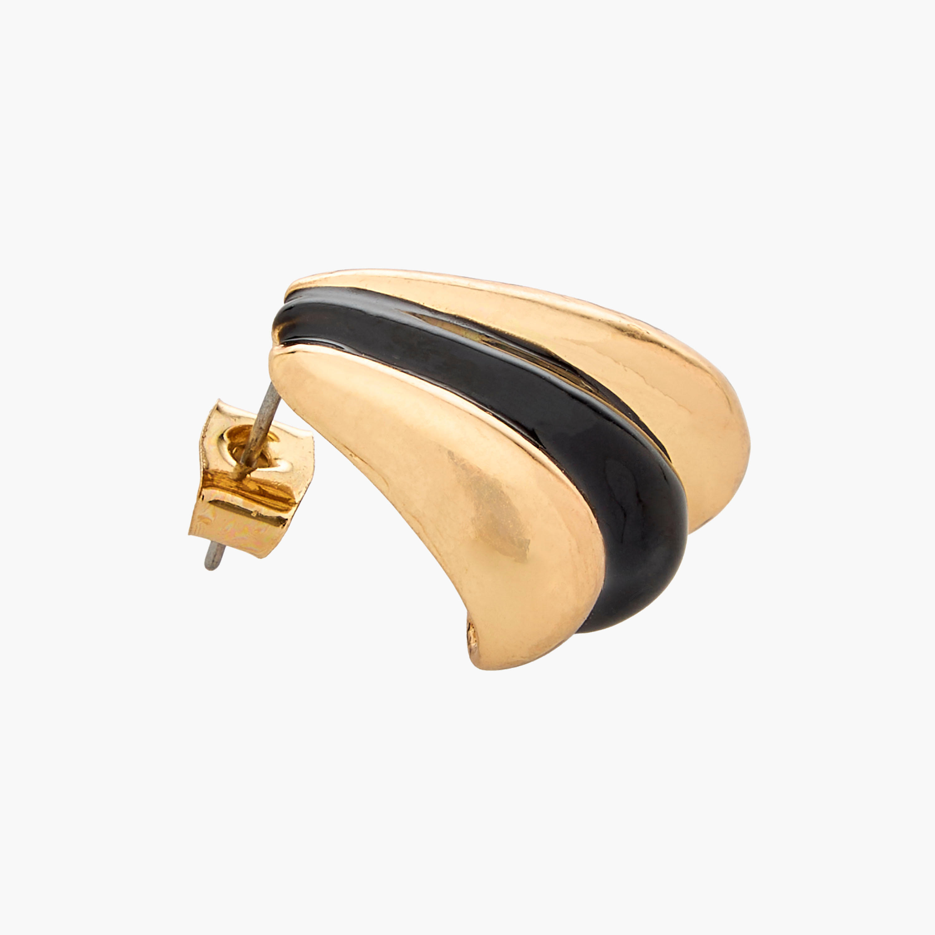 حلقان ميتالك بمكبس إغلاق خلفي-women-watchesandjewellery-jewellery-earrings-image-4