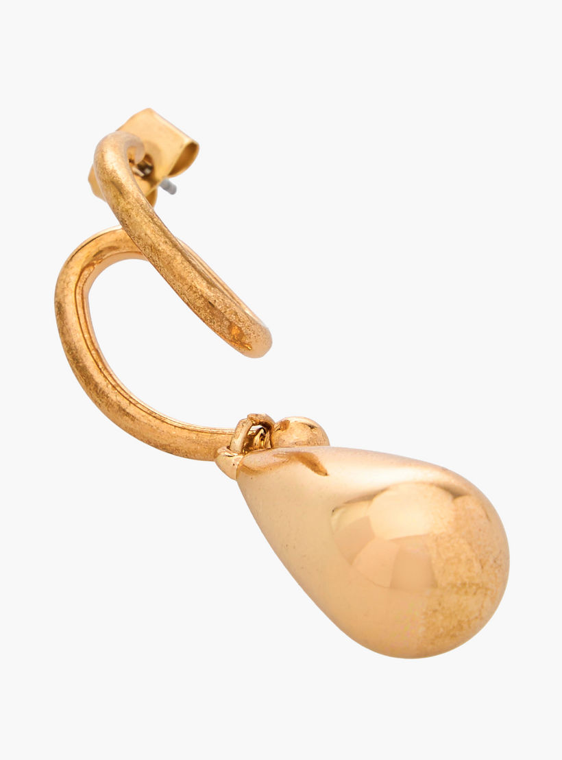 حلقان دمعة باللون الذهبي بمكبس إغلاق خلفي-women-watchesandjewellery-jewellery-earrings-image-3