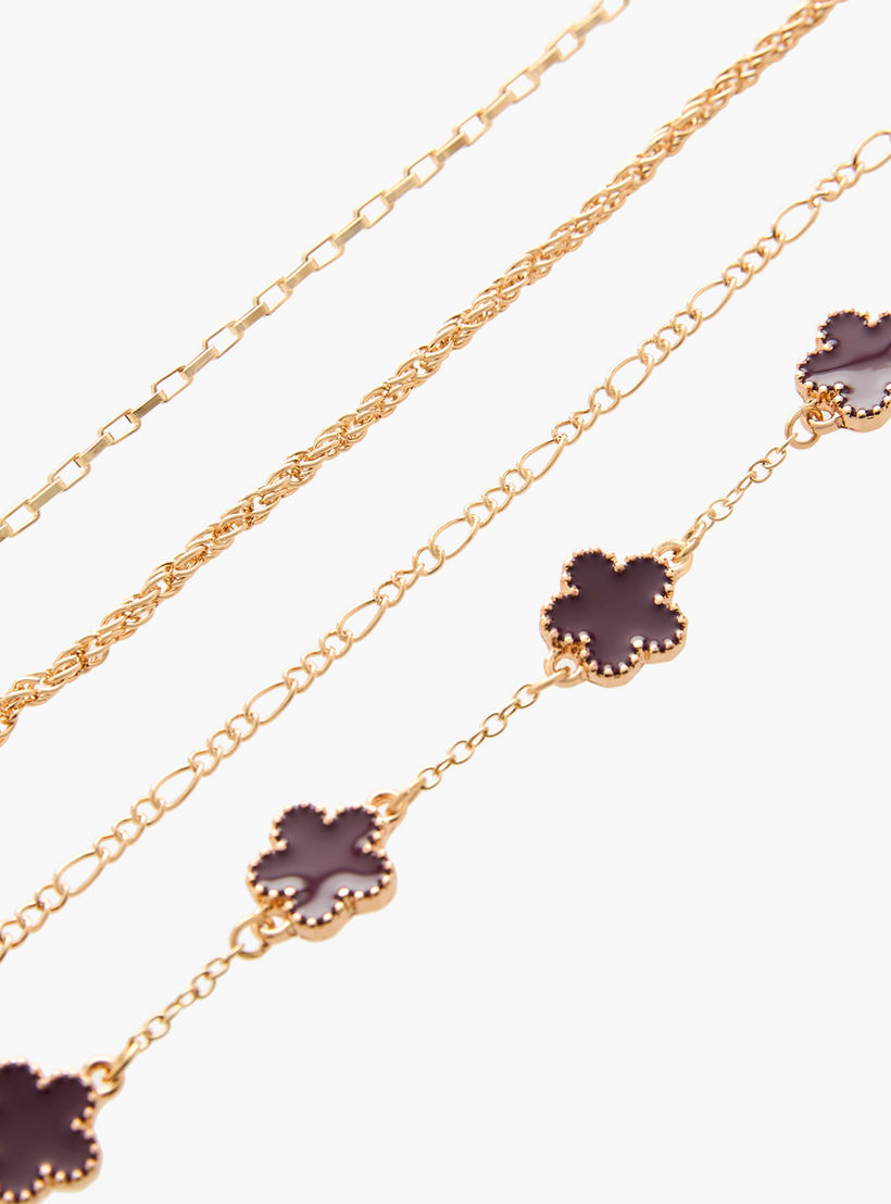 أساور مينا بلون ذهبي - عبوة 4 قطع-women-watchesandjewellery-jewellery-banglesandbracelets-image-10
