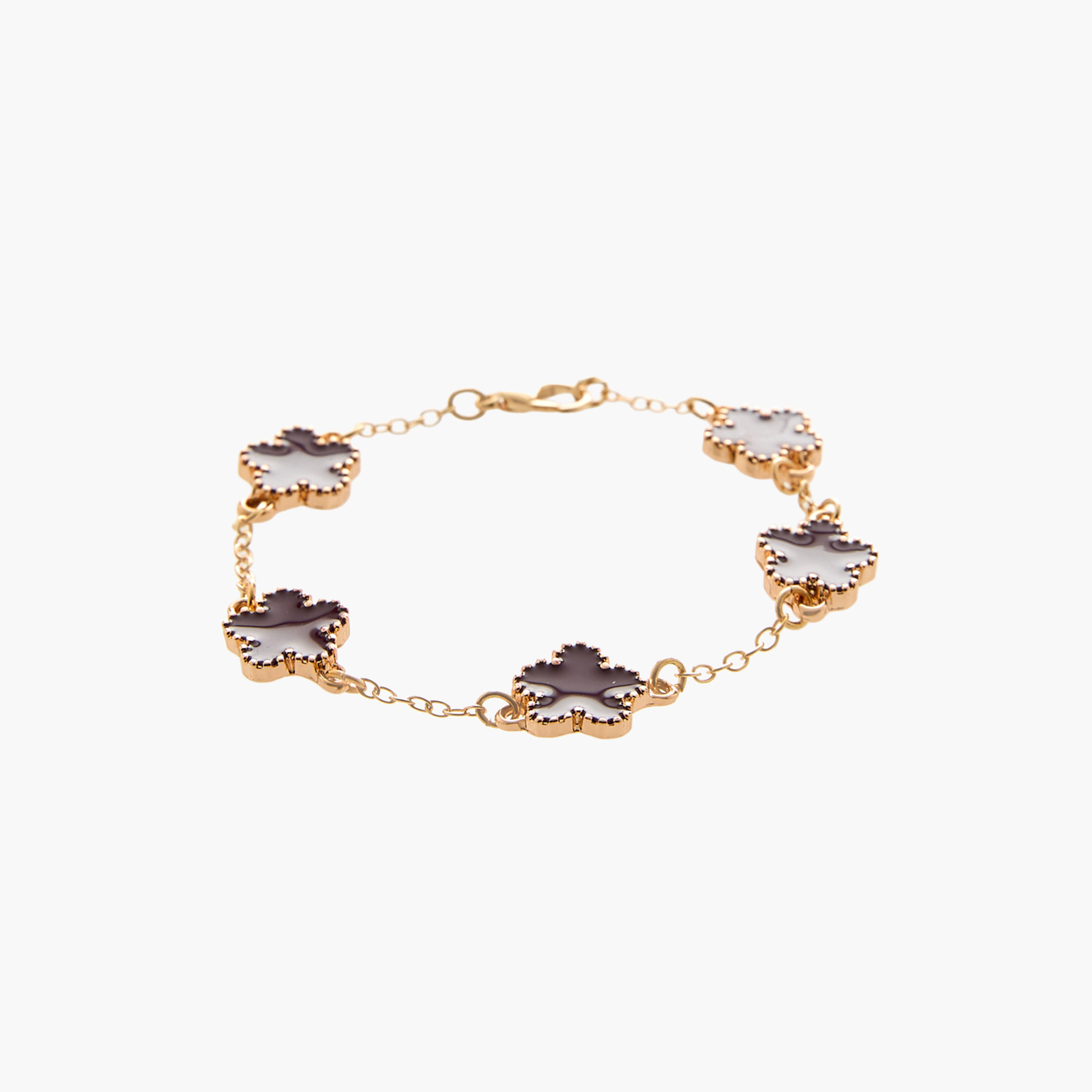 أساور مينا بلون ذهبي - عبوة 4 قطع-women-watchesandjewellery-jewellery-banglesandbracelets-image-4