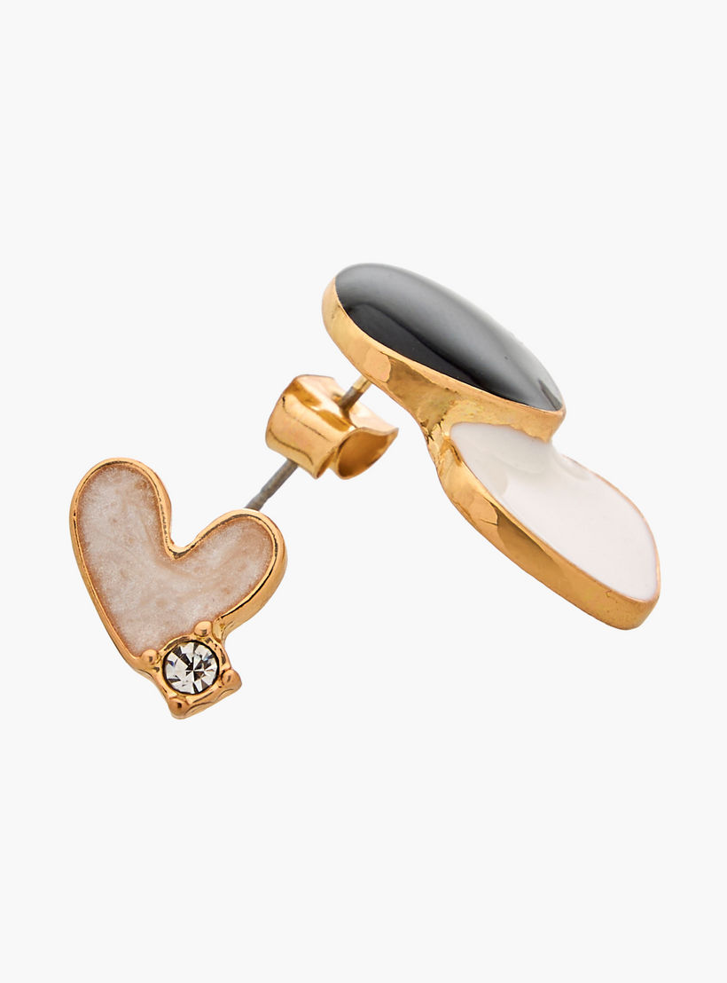Pack of 6 Gold Tone Assorted Earrings with Pushback Closure-women-watchesandjewellery-jewellery-earrings-image-4