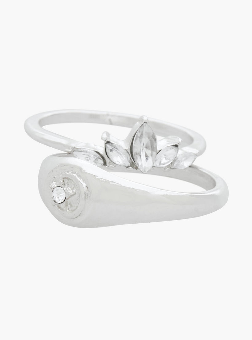 خواتم بلون فضي وتزيينات أحجار - طقم من 8 قطع-women-watchesandjewellery-jewellery-rings-image-3