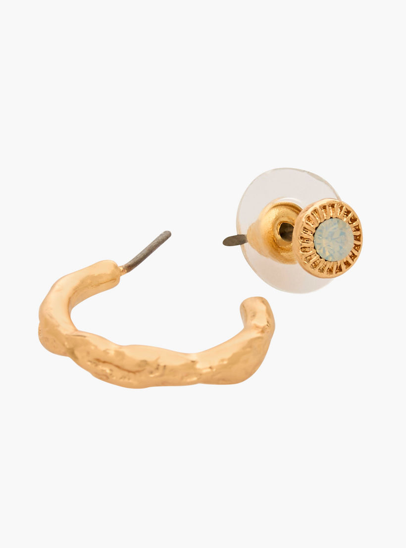 حلقان ستود بلون ذهبي مع إغلاق كبس - طقم 9 أزواج-women-watchesandjewellery-jewellery-earrings-image-4