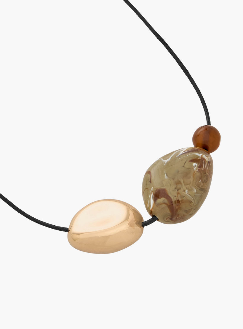 Corded Necklace with Resin Stone Pendant-women-watchesandjewellery-jewellery-necklacesandpendants-image-3