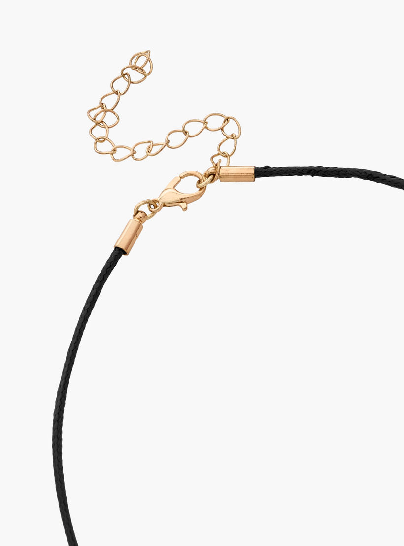 Corded Necklace with Resin Stone Pendant-women-watchesandjewellery-jewellery-necklacesandpendants-image-4