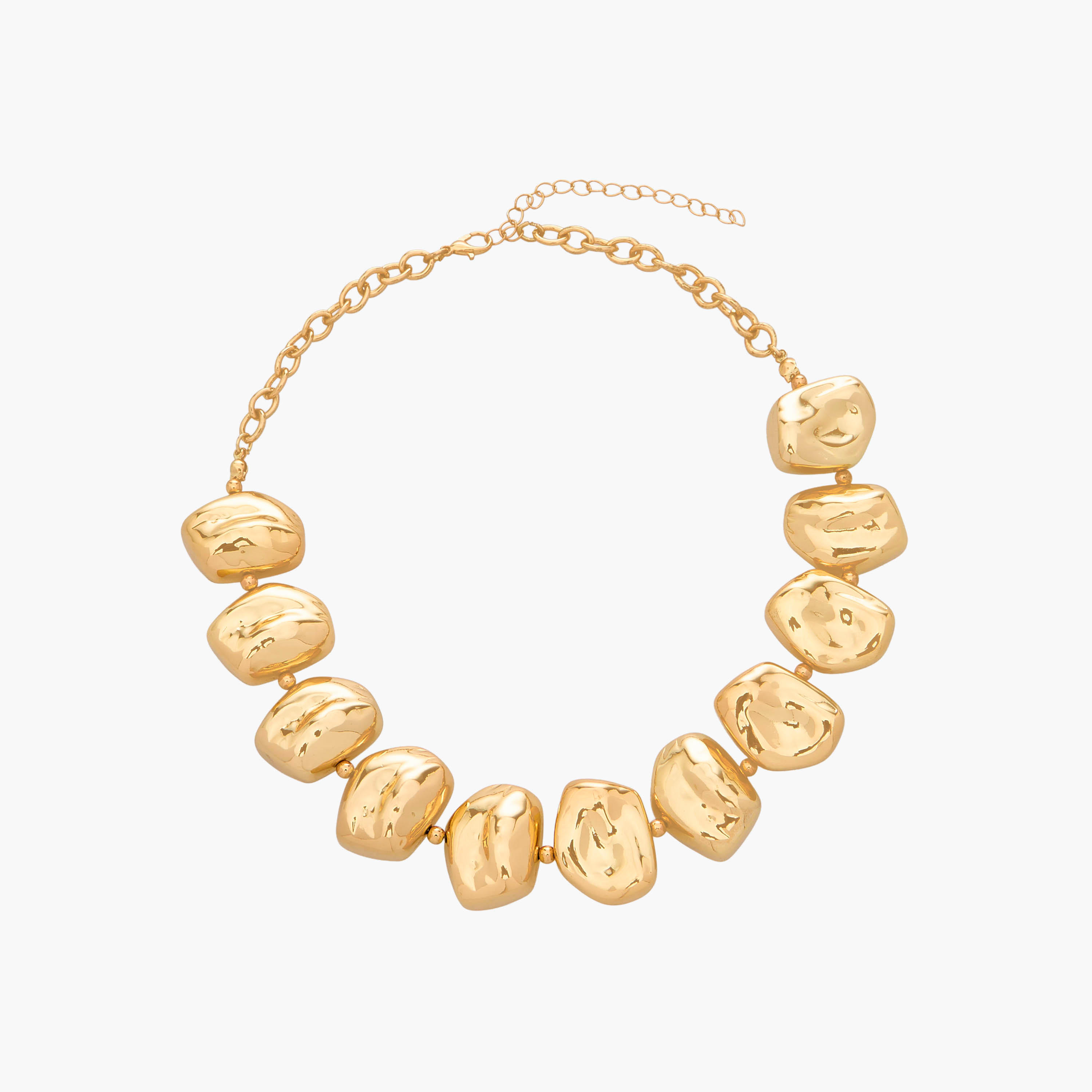 عقد ذهبي اللون بدلايات كروية-women-watchesandjewellery-jewellery-necklacesandpendants-image-1