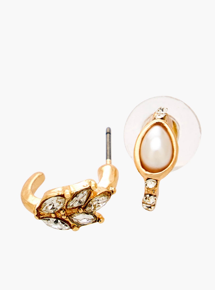 طقم حلقان ميتاليك بمكبس إغلاق خلفي 9 أزواج من جلو-women-watchesandjewellery-jewellery-earrings-image-8