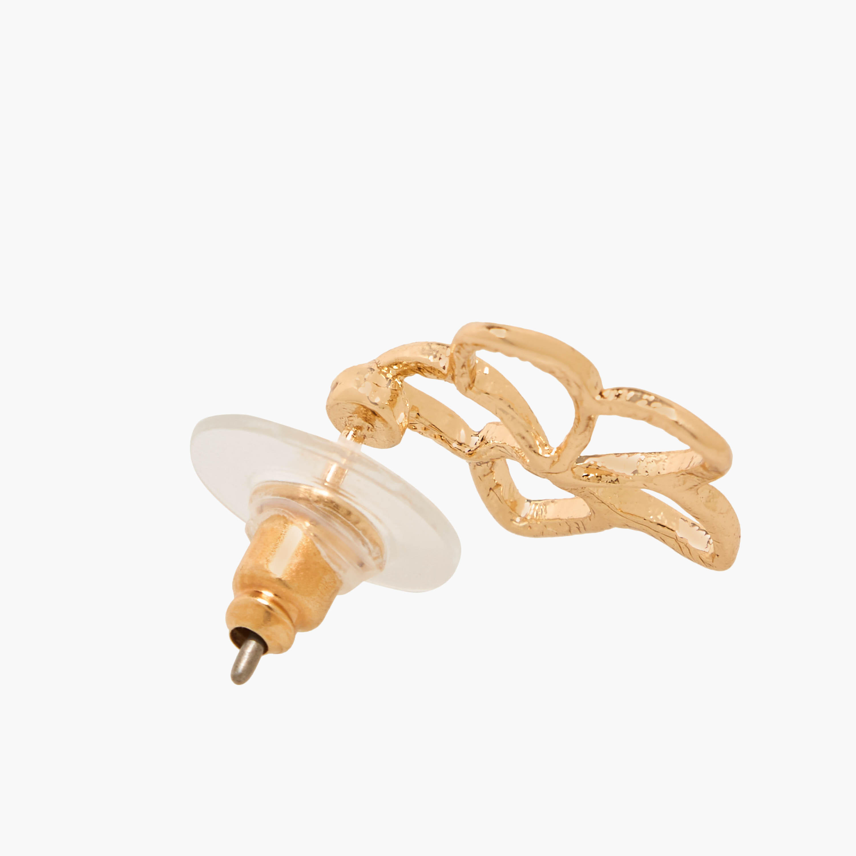 حلقان ستودز بشكل زهرة مع طلاء مينا وإغلاق دفع من جلو - طقم 3 أزواج-women-watchesandjewellery-jewellery-earrings-image-4