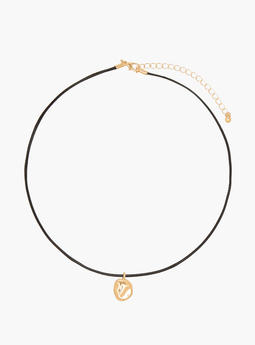 عقد ميتاليك بدلاية من جلو - طقم من قطعتين-women-watchesandjewellery-jewellery-necklacesandpendants-image-2