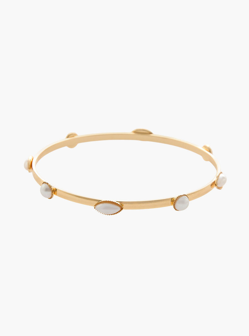 طقم أساور بلون ذهبي - 6 قطع متنوعة-women-watchesandjewellery-jewellery-banglesandbracelets-image-4