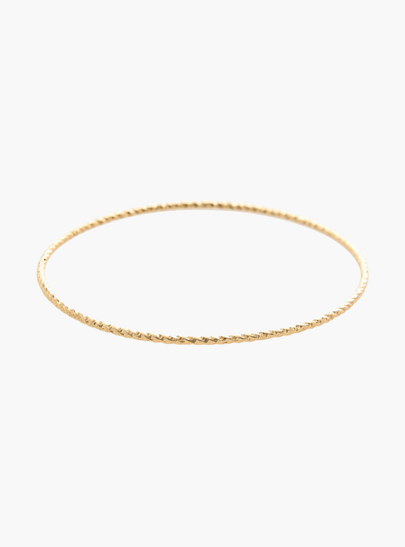 طقم أساور بلون ذهبي - 6 قطع متنوعة-women-watchesandjewellery-jewellery-banglesandbracelets-image-6