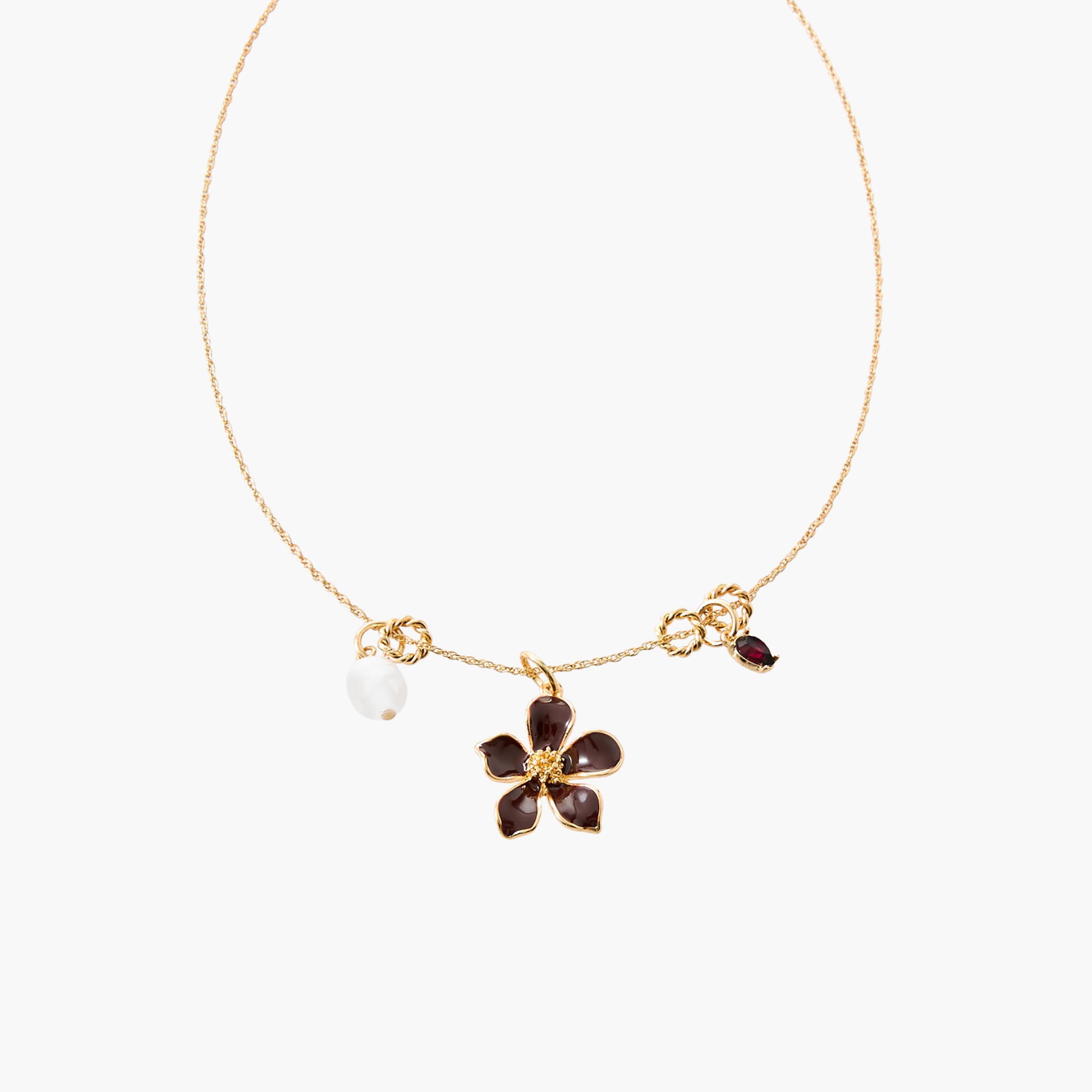 Gold Tone Pendant Necklace Lobster Clasp Closure-women-watchesandjewellery-jewellery-necklacesandpendants-image-1
