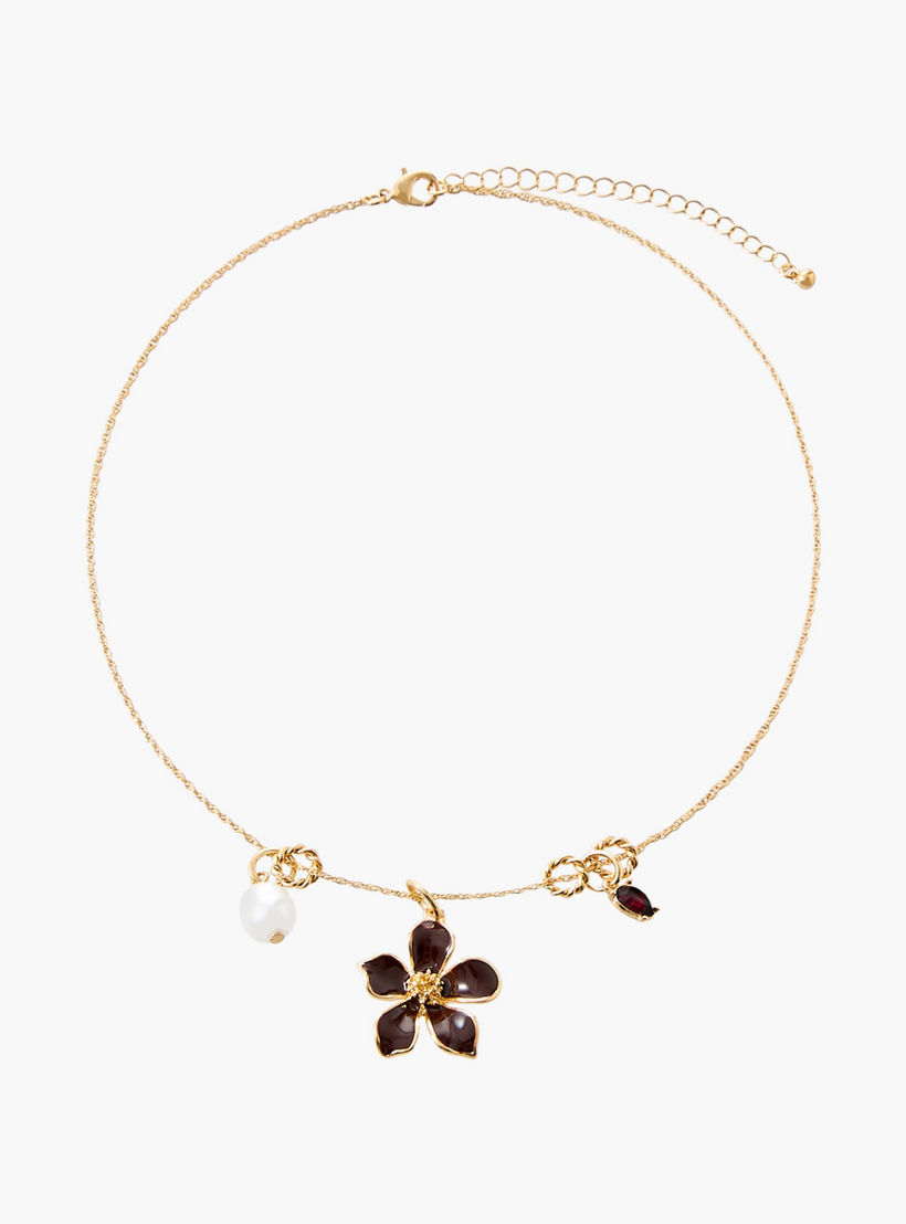 Gold Tone Pendant Necklace Lobster Clasp Closure-women-watchesandjewellery-jewellery-necklacesandpendants-image-2