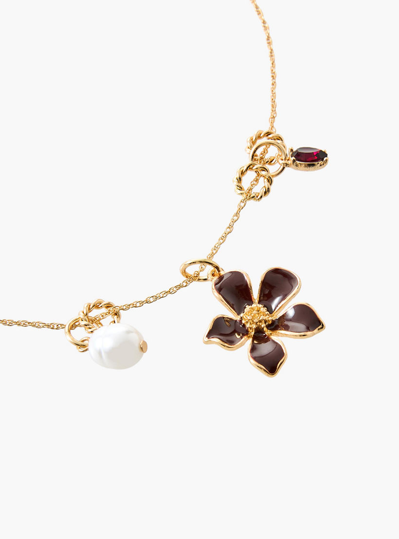 Gold Tone Pendant Necklace Lobster Clasp Closure-women-watchesandjewellery-jewellery-necklacesandpendants-image-3