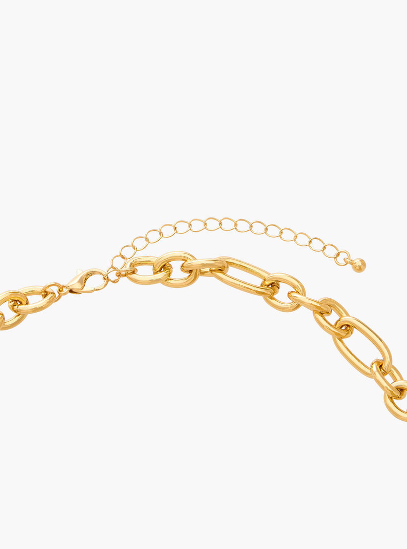 Gold Tone Chain Necklace-women-watchesandjewellery-jewellery-necklacesandpendants-image-3