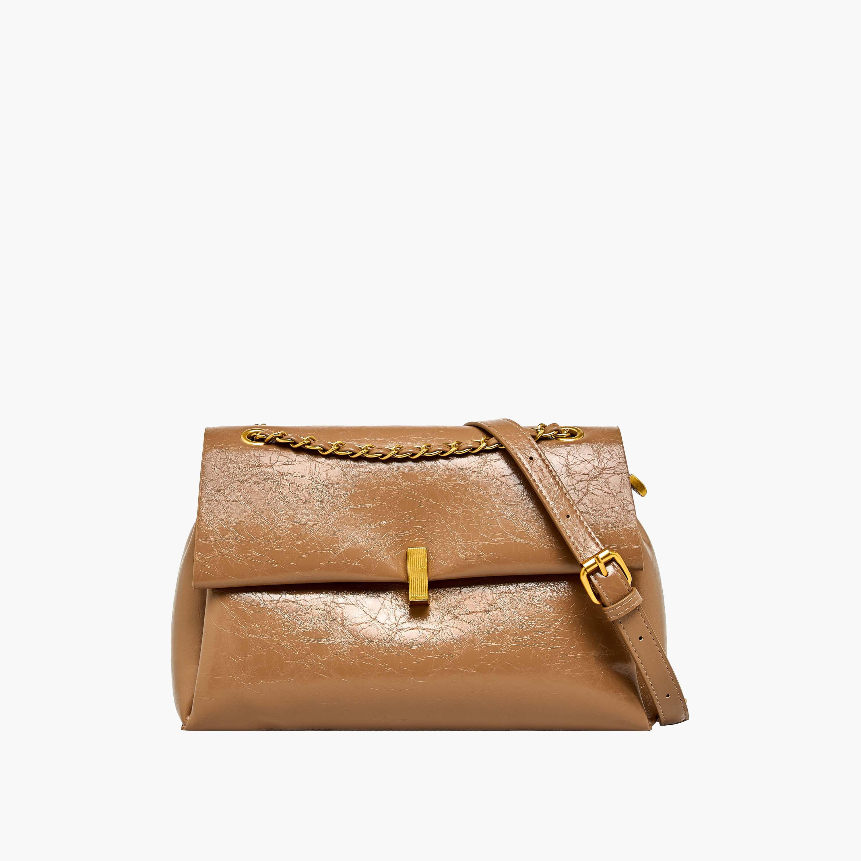 شنطة كروس بودي بارزة الملمس بسلسلة-women-bagsandwallets-handbags-image-1