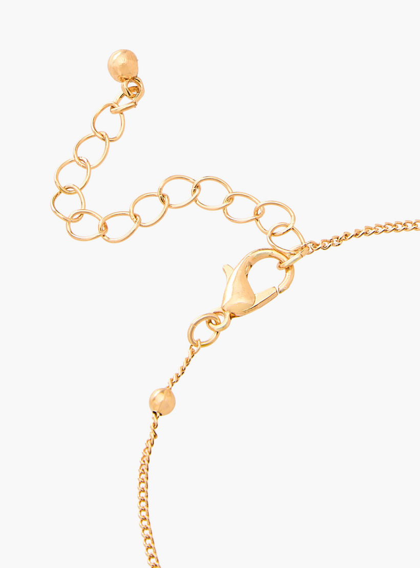 طقم أساور مرصعة بالخرز بلون ذهبي 5 قطع من جلو-women-watchesandjewellery-jewellery-banglesandbracelets-image-12