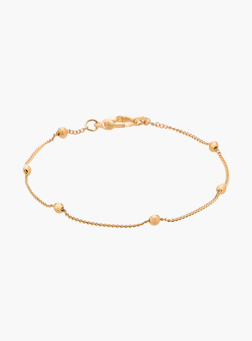 طقم أساور مرصعة بالخرز بلون ذهبي 5 قطع من جلو-women-watchesandjewellery-jewellery-banglesandbracelets-image-4