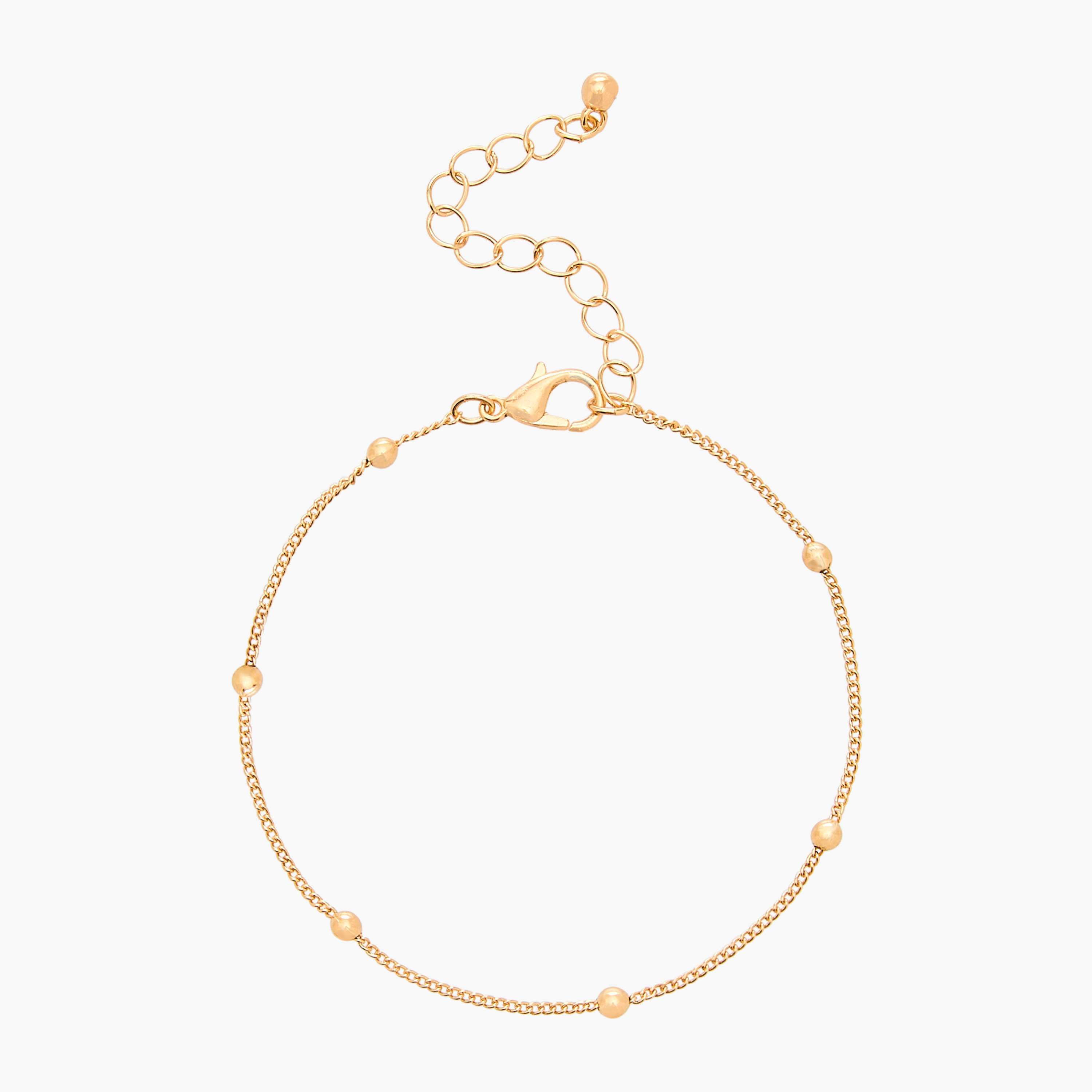 طقم أساور مرصعة بالخرز بلون ذهبي 5 قطع من جلو-women-watchesandjewellery-jewellery-banglesandbracelets-image-7