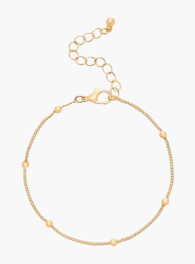 طقم أساور مرصعة بالخرز بلون ذهبي 5 قطع من جلو-women-watchesandjewellery-jewellery-banglesandbracelets-image-7