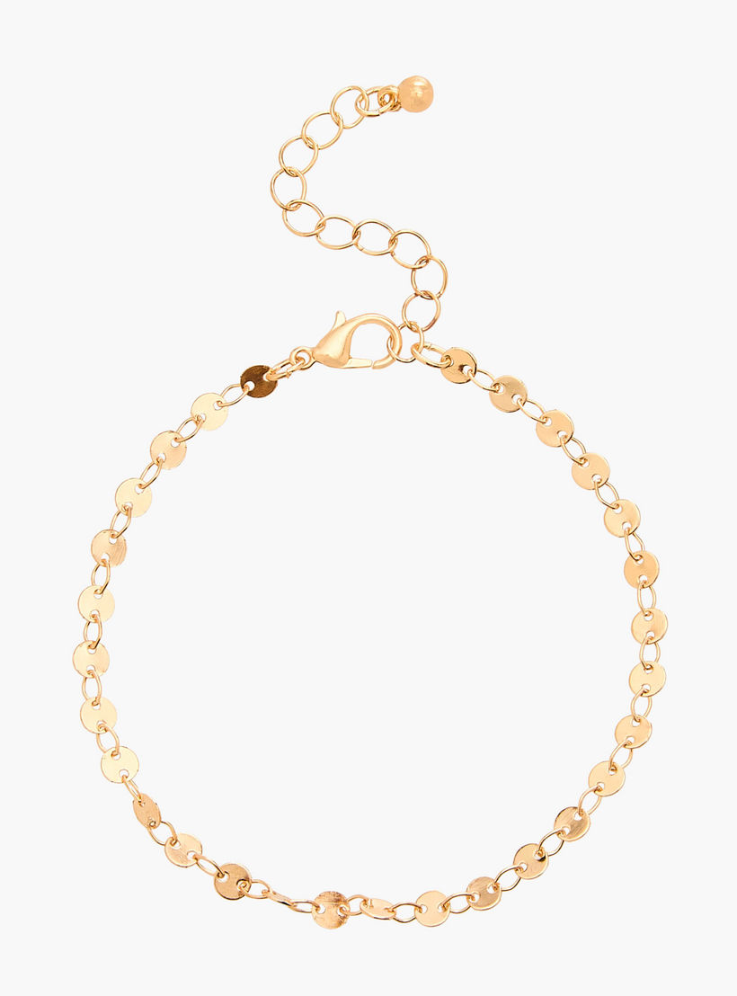 طقم أساور مرصعة بالخرز بلون ذهبي 5 قطع من جلو-women-watchesandjewellery-jewellery-banglesandbracelets-image-8