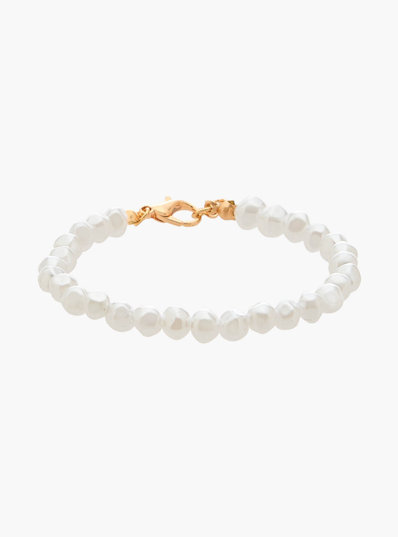 Gloo Pack of 5 Gold Tone Beaded Bracelet-women-watchesandjewellery-jewellery-banglesandbracelets-image-4