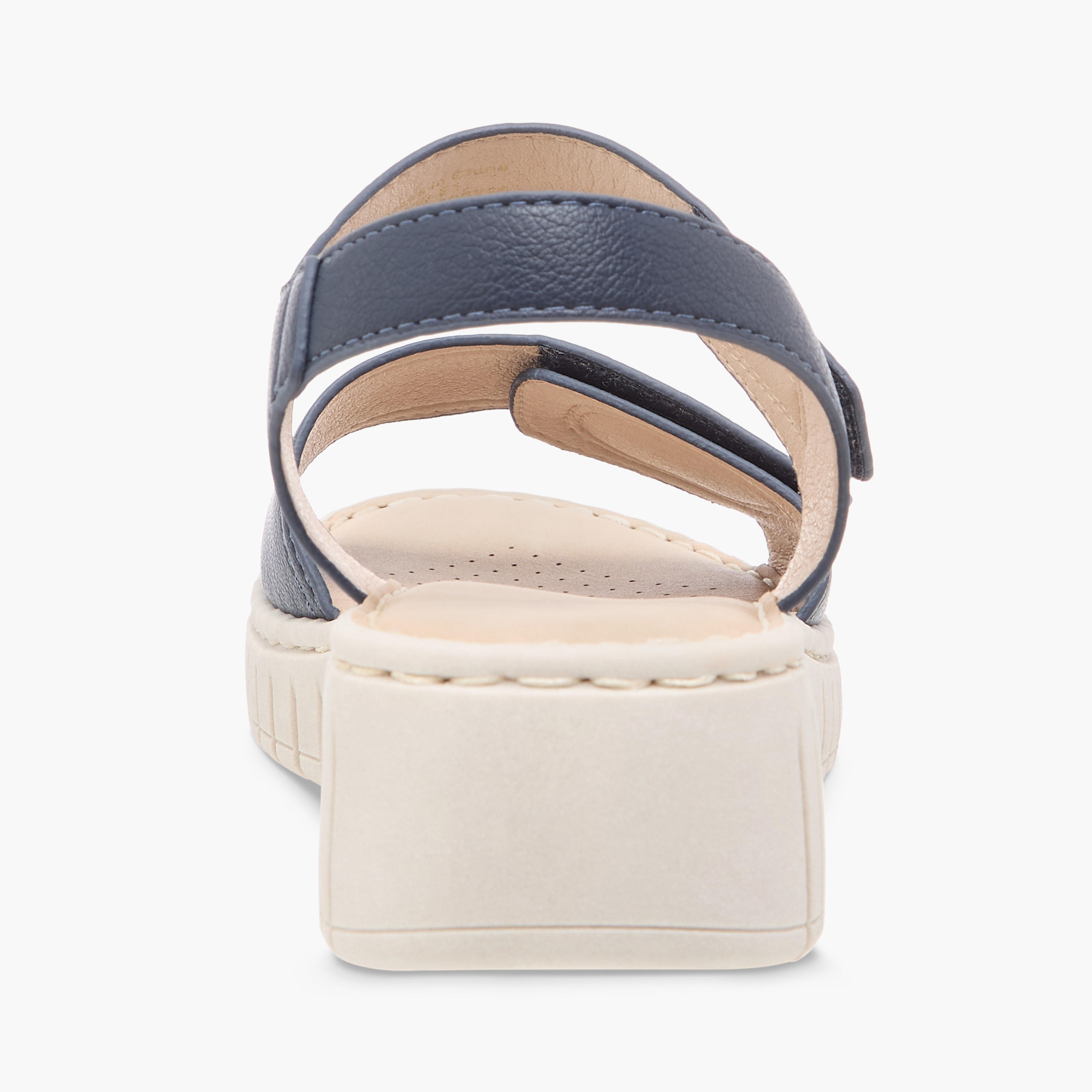 صندل مريح بشريط إغلاق لاصق وتفاصيل غرز من لو كونفورت-women-shoes-sandals-heeled-image-5