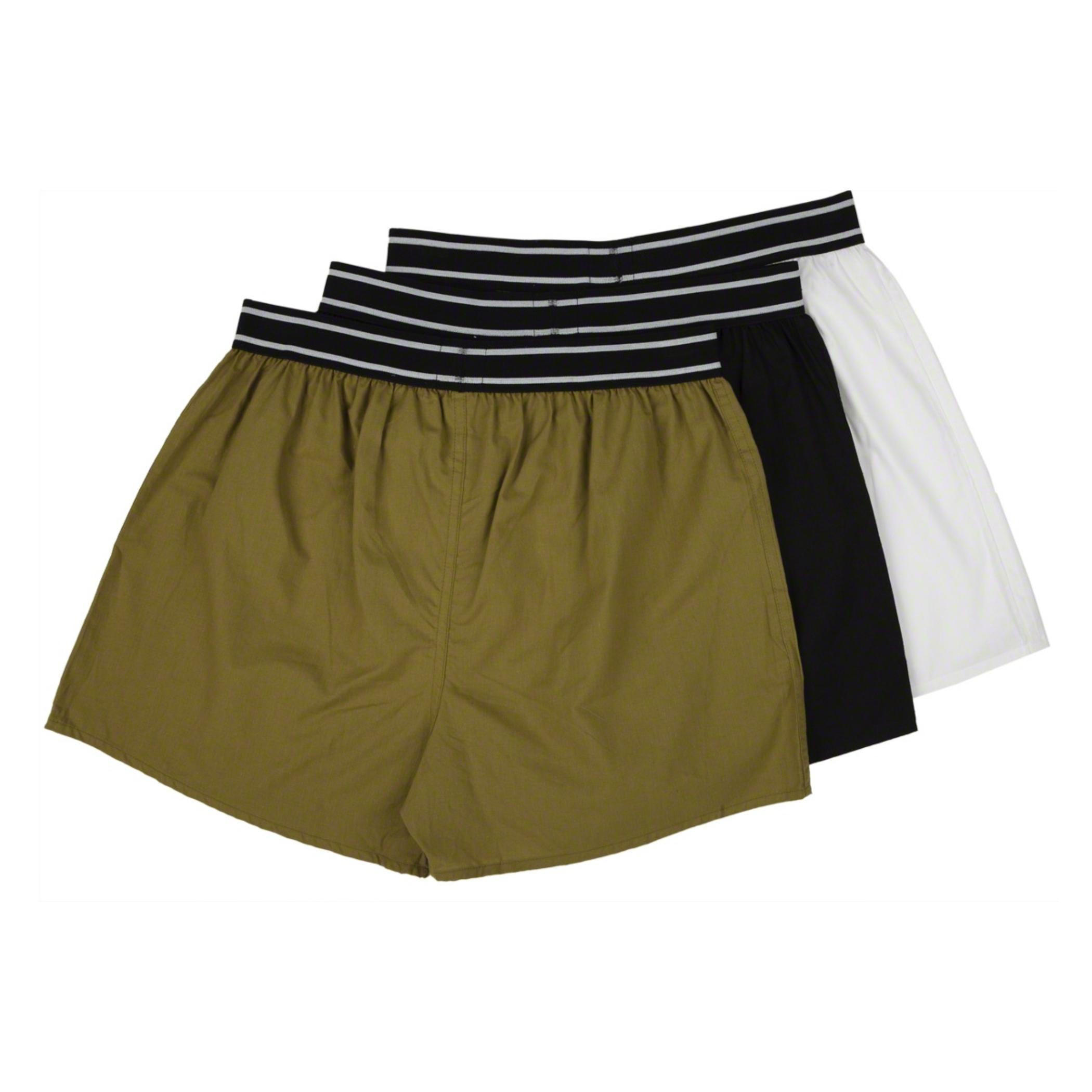 Solid Woven Boxers - Set of 3-men-clothing-innerwear-underwear-image-2