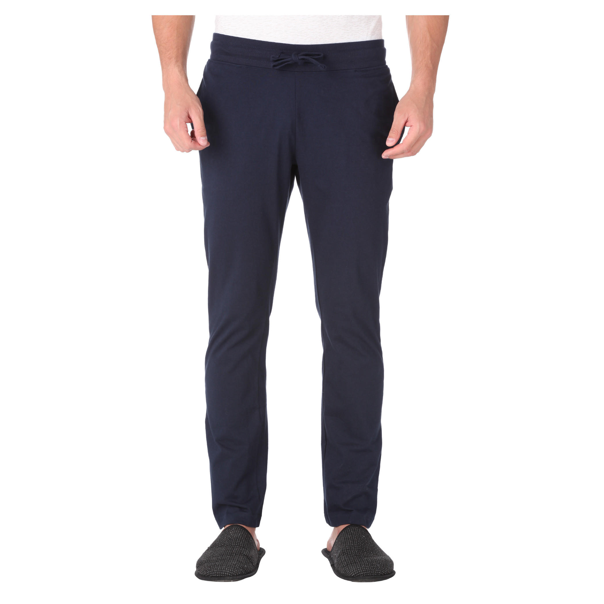 Solid Colour T-shirt and Pants Set-men-clothing-nightwear-sets-image-1