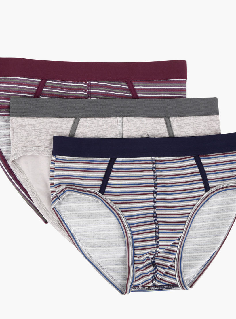 Cotton Knit Briefs - Pack of 3-men-clothing-innerwear-underwear-image-1
