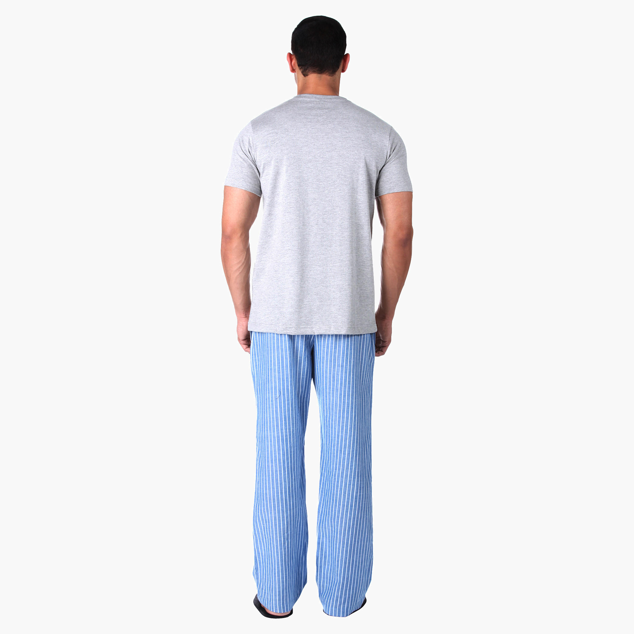 Printed T-shirt and Pants Set-men-clothing-nightwear-sets-image-2