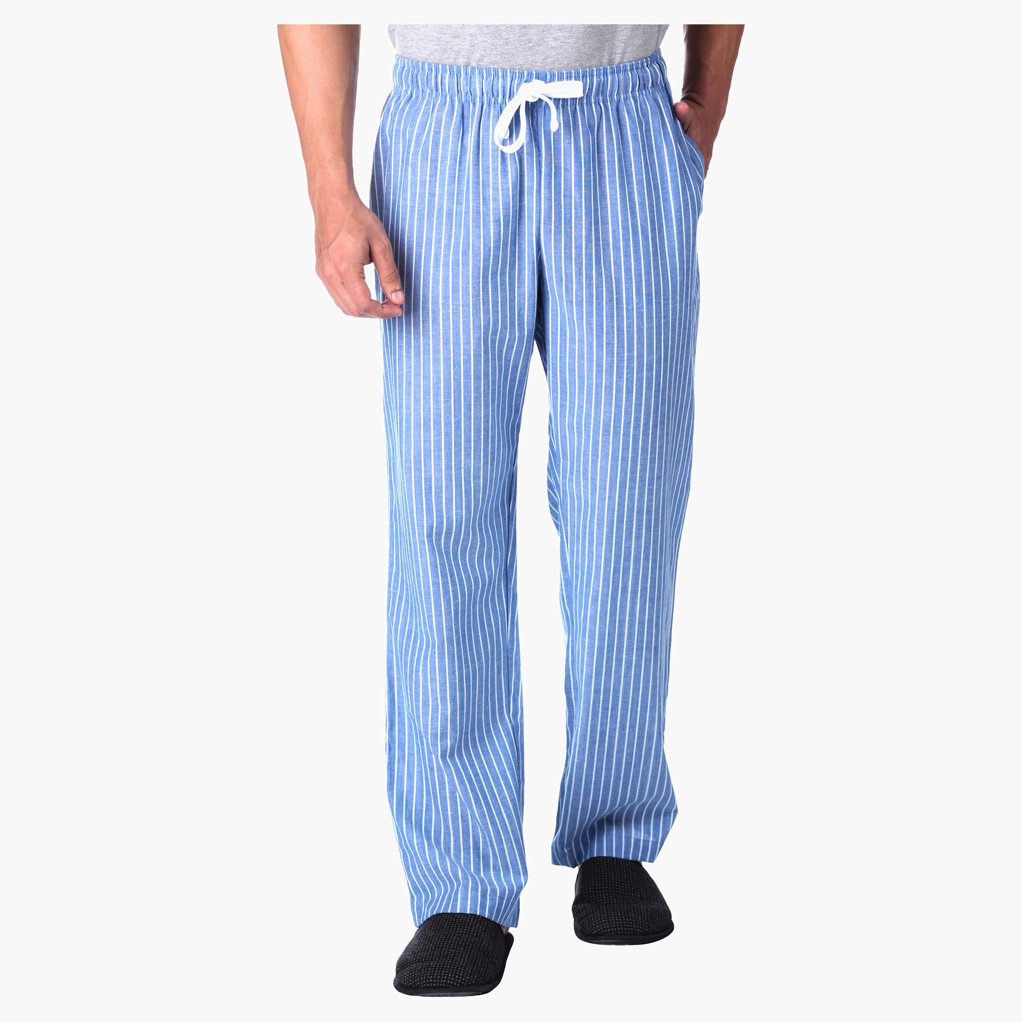 Printed T-shirt and Pants Set-men-clothing-nightwear-sets-image-5