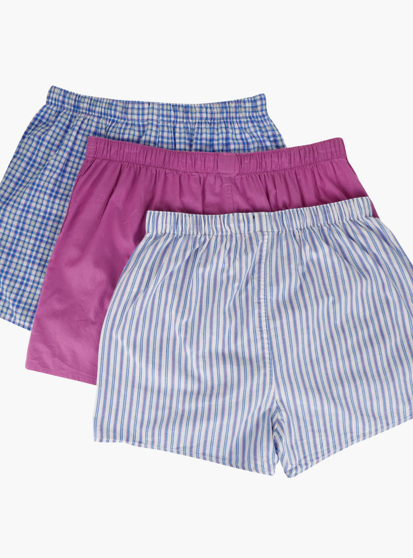 Cotton Woven Boxers - Pack of 3-men-clothing-innerwear-underwear-image-2