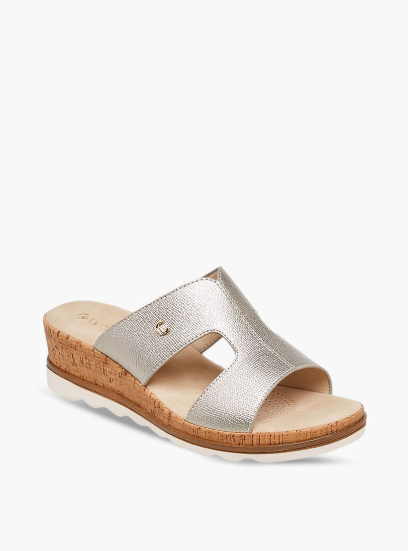 Le Confort Metallic Slip-On Comfort Sandals-women-shoes-sandals-heeled-image-2