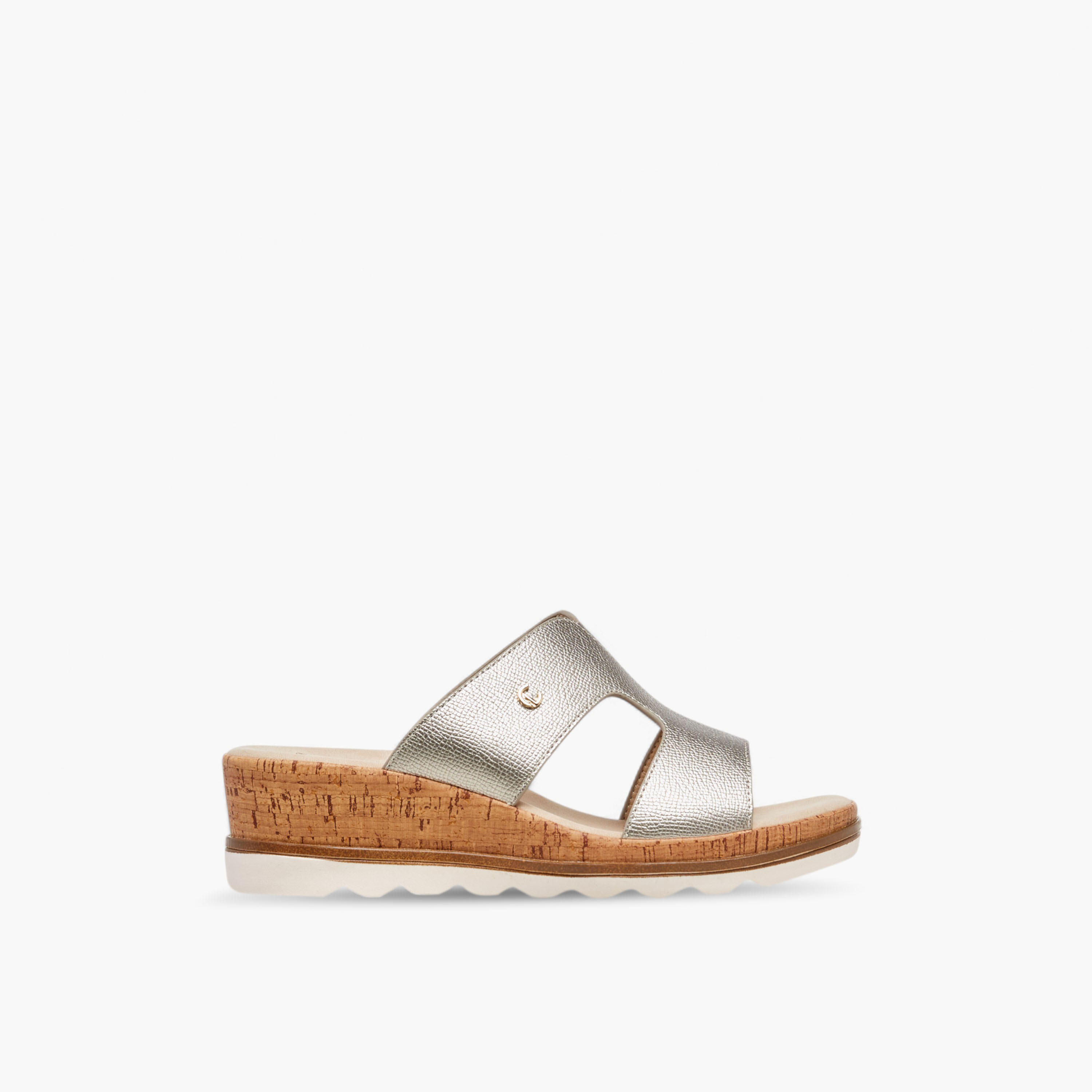Le Confort Metallic Slip-On Comfort Sandals-women-shoes-sandals-heeled-image-3