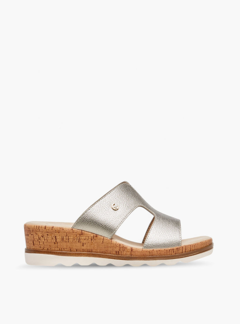 Le Confort Metallic Slip-On Comfort Sandals-women-shoes-sandals-heeled-image-3
