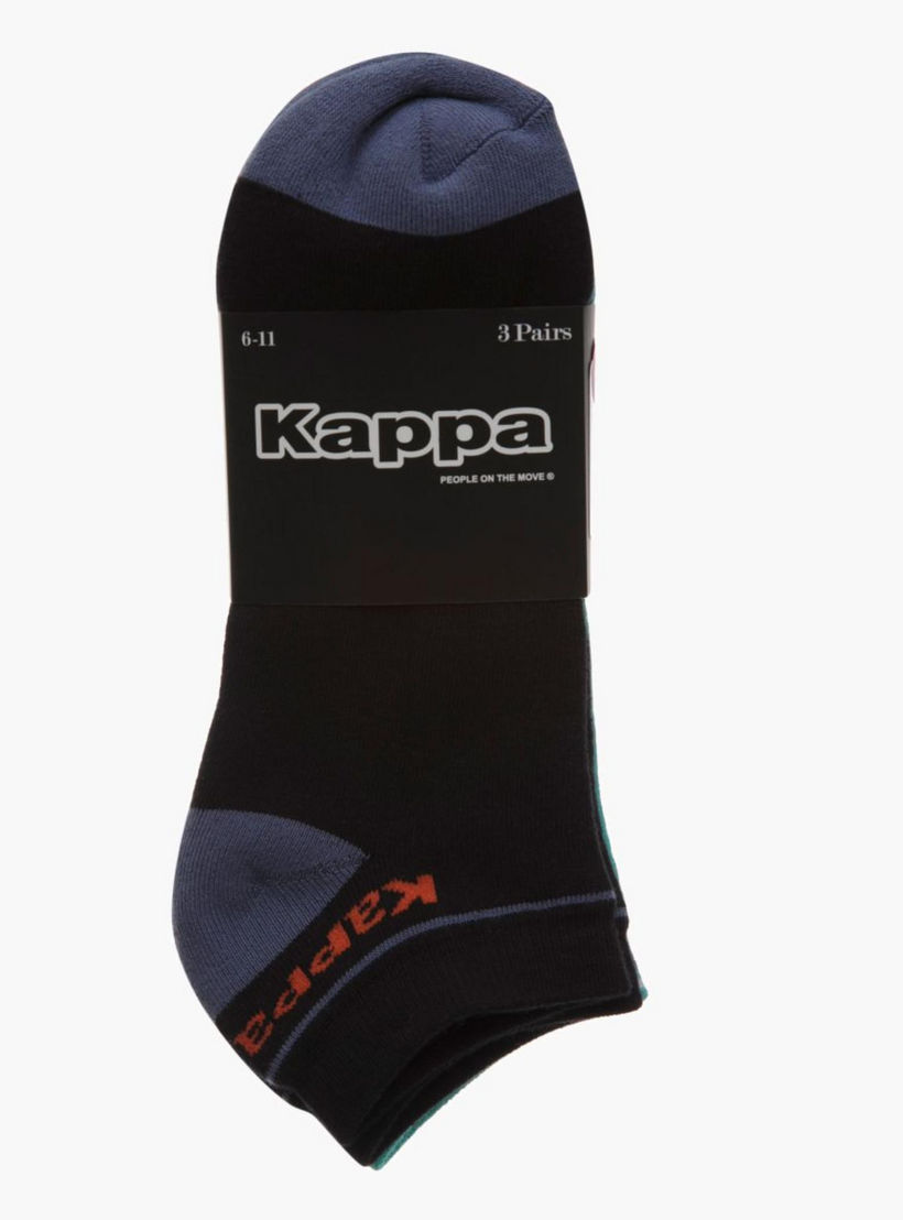 Kappa Ankle-length Socks - Set of 3-men-socks-image-2