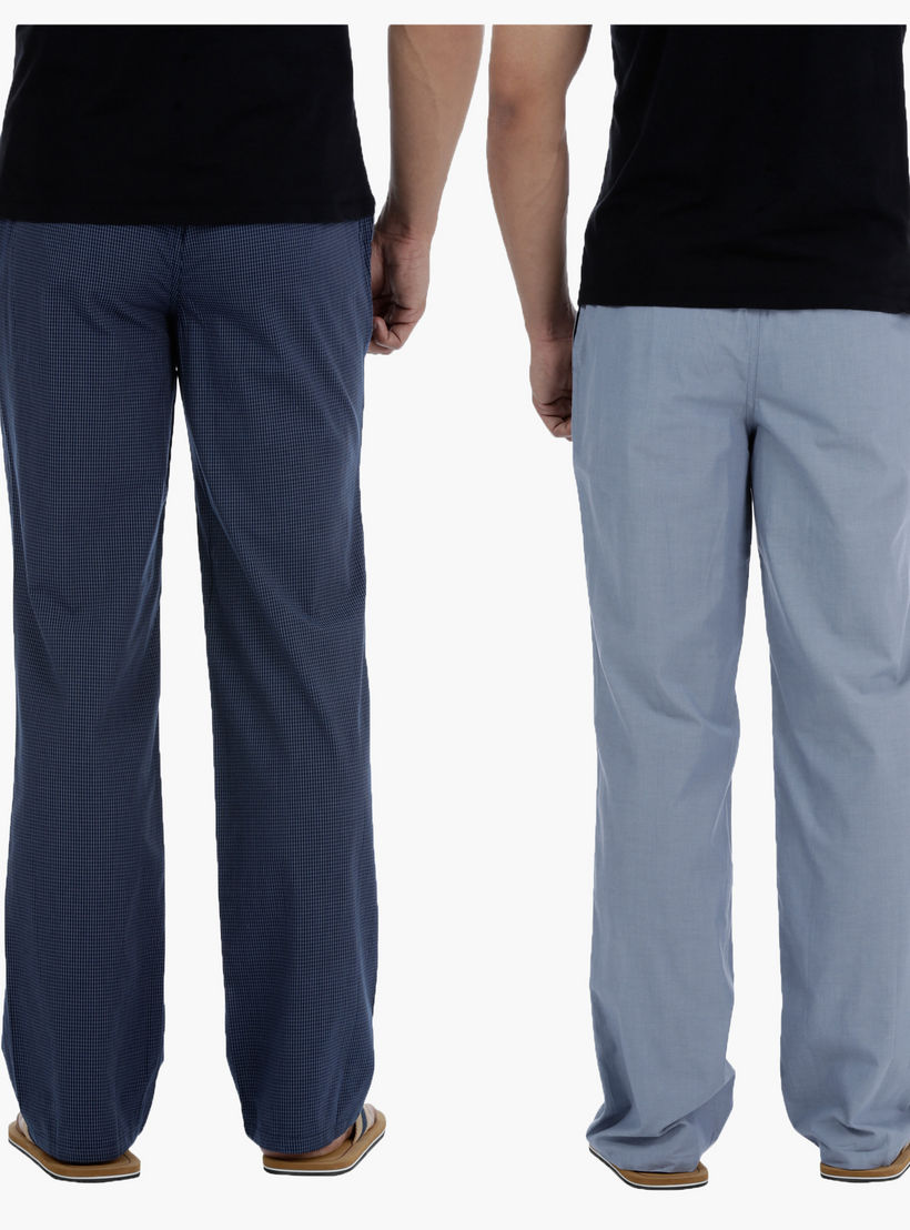 بيجاما منسوجة - طقم من قطعتين-men-clothing-nightwear-pyjamaandshorts-image-3