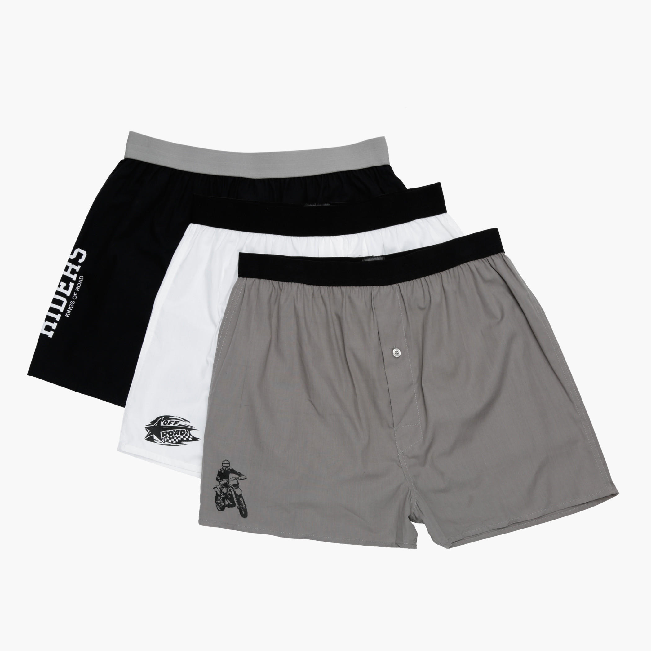 Woven Cotton Boxers - Set of 3-men-clothing-innerwear-underwear-image-1