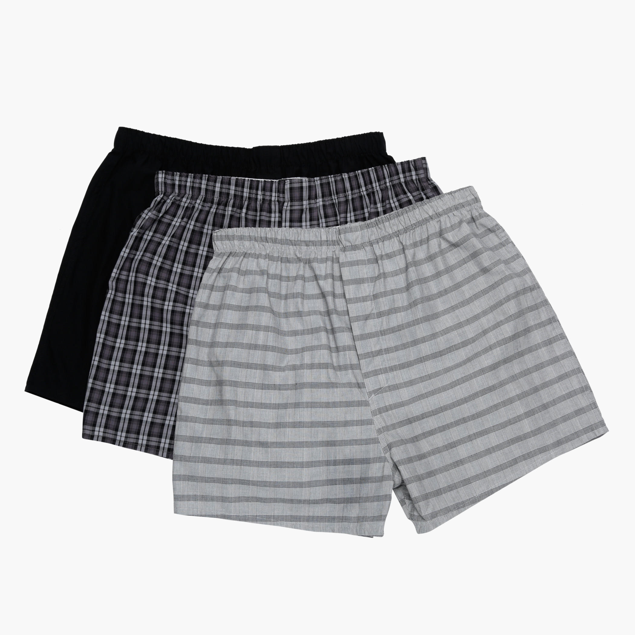 Woven Cotton Boxers - Set of 3-men-clothing-innerwear-underwear-image-1