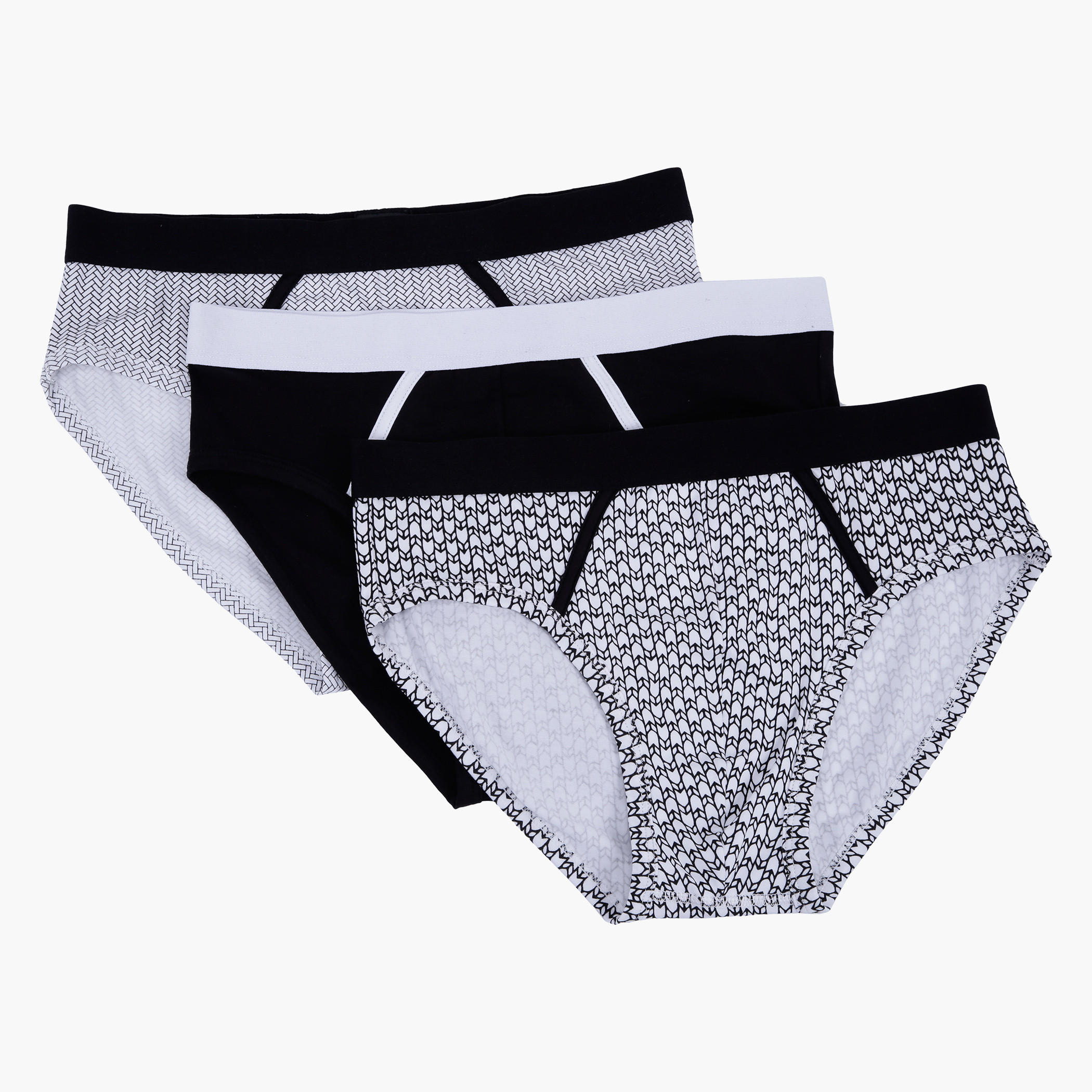 Knitted Briefs - Set of 3-men-clothing-innerwear-underwear-image-1