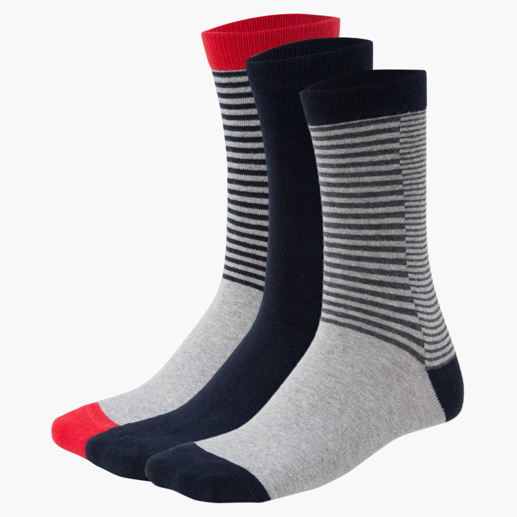 Assorted Formal Socks - Set of 3-men-socks-image-2